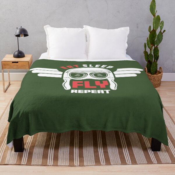 Item preview, Eat Sleep Fly Repeat Awesome Vintage Aviation Gift, Pilot Gift designed and sold by Boom-llqb.