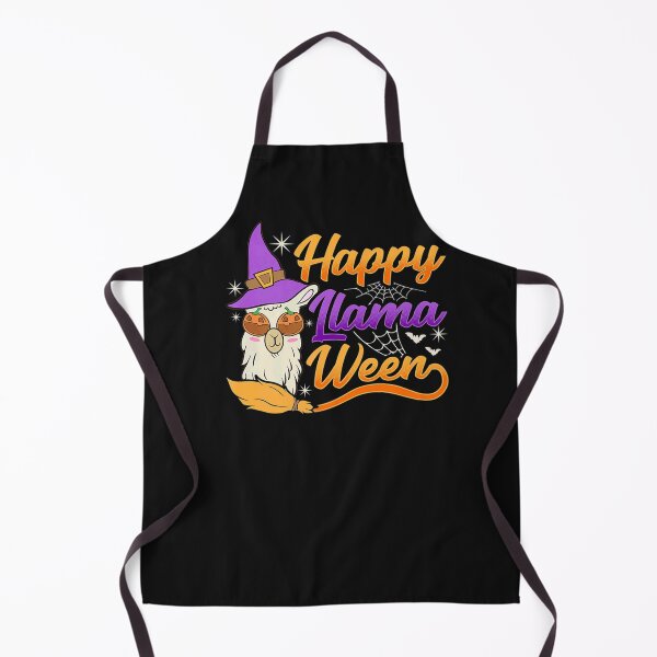 Aperçu de l'œuvre Joyeux Lama Ween Halloween créée et vendue par ThinkOutLoudApp.