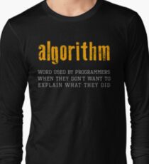 Camiseta de manga larga Programador - Algoritmo