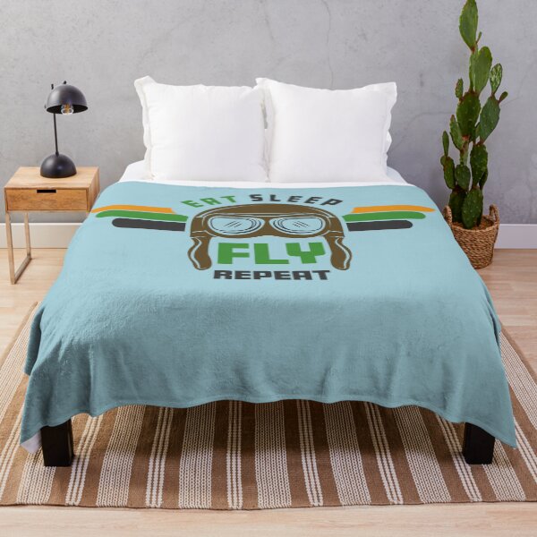 Item preview, Eat Sleep Fly Repeat Awesome Vintage Aviation Gift, Pilot Gift designed and sold by Boom-llqb.