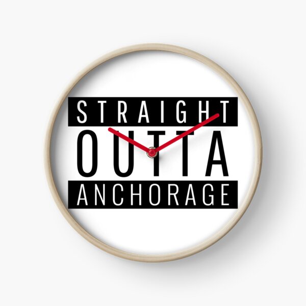 Item preview, Straight Outta Anchorage Alaska  designed and sold by Teelogic.