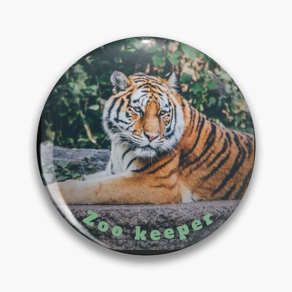 Item preview, Zoo keeper tiger photo designed and sold by TeesByConnor.