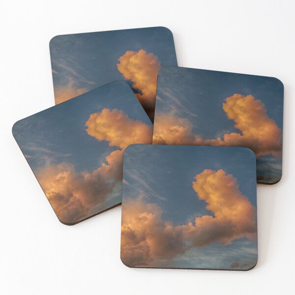 Item preview, Colorful vibrant hdr orange clouds at sunset designed and sold by Stephen Orsillo.