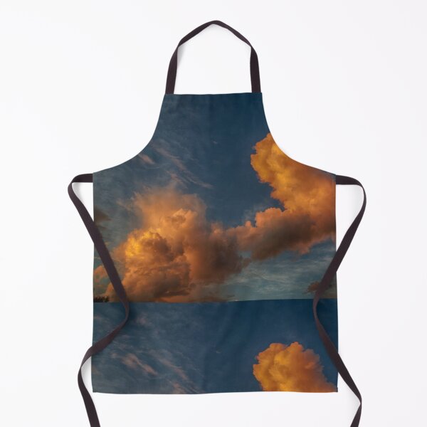 Item preview, Colorful vibrant hdr orange clouds at sunset designed and sold by Stephen Orsillo.