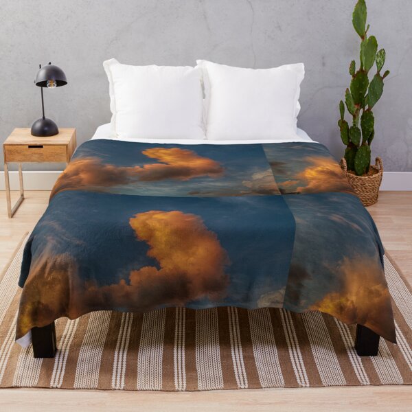 Item preview, Colorful vibrant hdr orange clouds at sunset designed and sold by Stephen Orsillo.