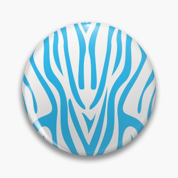 Item preview, BLUE Zebra Pattern ART designed and sold by Ami store.