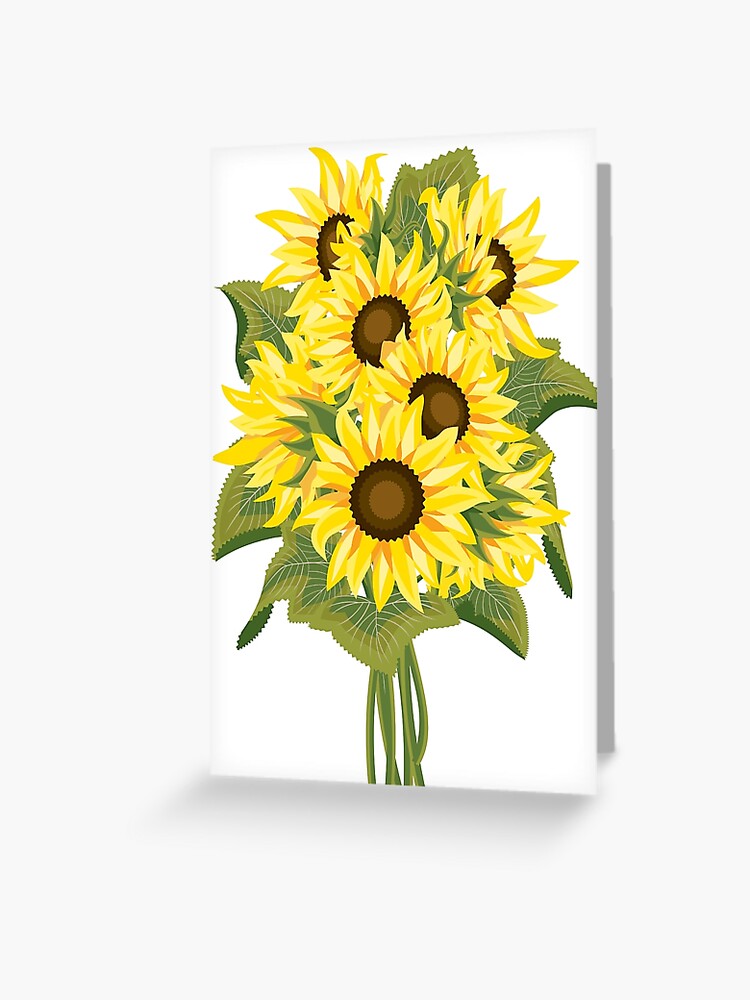 Tarjetas de felicitación «Manojo de girasol » de V-Top-Design | Redbubble