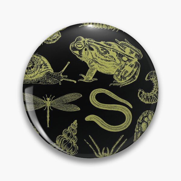 Item preview, Vintage Biology Nature Lover's Collection: Frog, Mushroom, Snail, and Moth Insects in a Science and Natural History Collage designed and sold by MinistryOfFrogs.