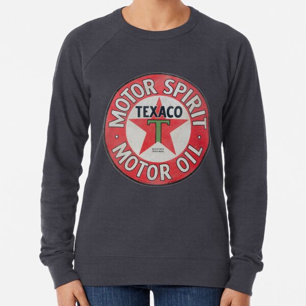 Vintage Texaco Motor Spirit Logo Lightweight Sweatshirt