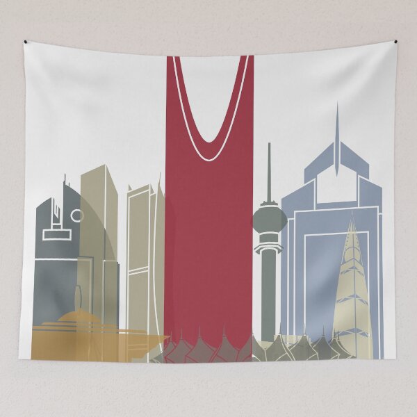 Item preview, Riyadh skyline poster designed and sold by paulrommer.