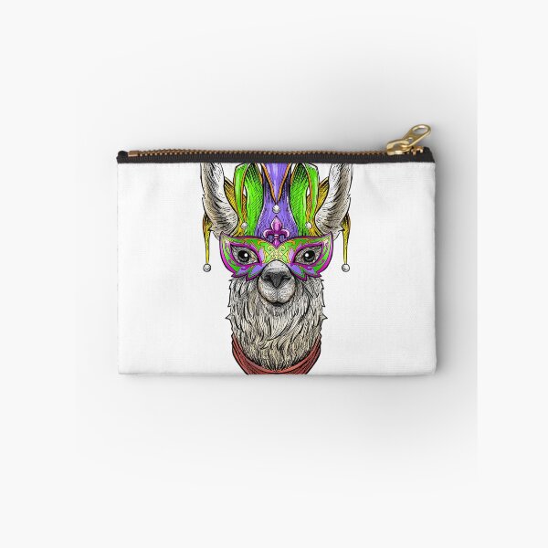 Item preview, Mardi Gras LLama designed and sold by ThinkOutLoudApp.