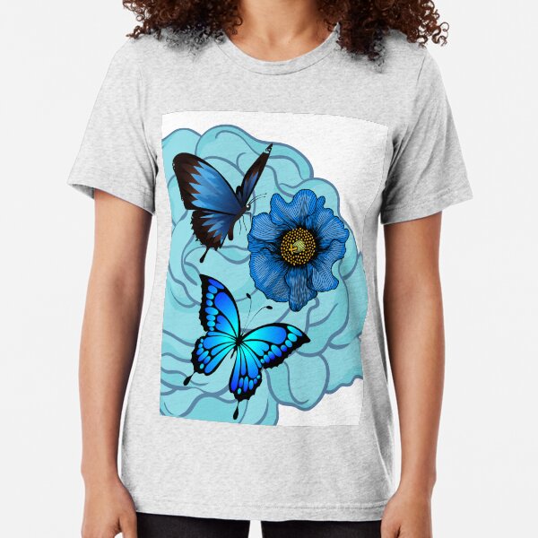 Item preview, Beautiful Blue Butterflies Sucking a Pretty Blue Flower  designed and sold by Styleishere.