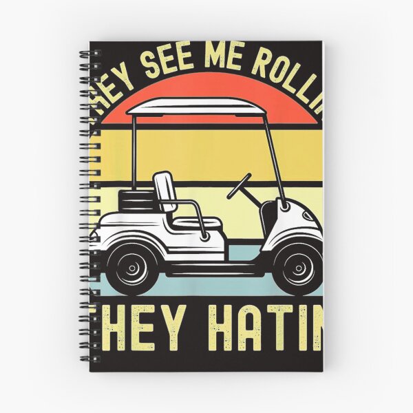 Item preview, They Hatin Golfer Funny Golf Cart designed and sold by phonein2584.