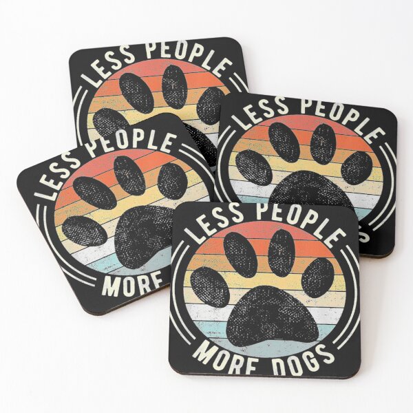 Item preview, Less People More Dogs designed and sold by bonbin25.