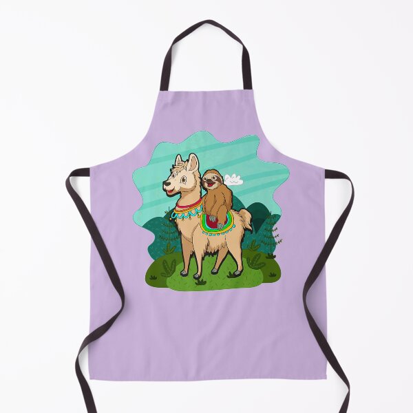 Item preview, Sloth Riding Llama Alpaca designed and sold by ThinkOutLoudApp.
