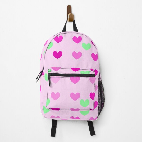 Item preview, Feminine Pink and Green Hearts designed and sold by tabbygun.