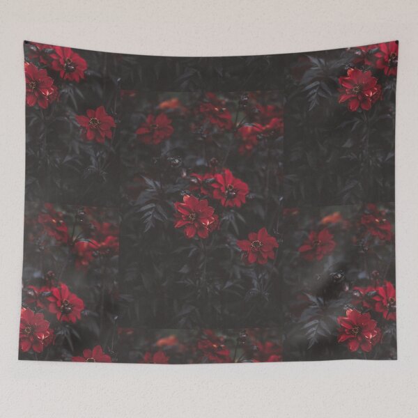 Item preview, Dark red flower in the woods designed and sold by DopeDesign111.