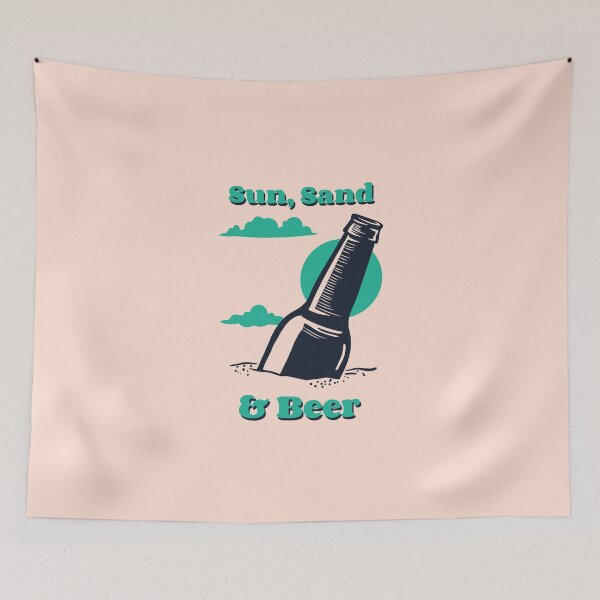 Item preview, Sun, Sand & Beer designed and sold by AladdinMktgs.