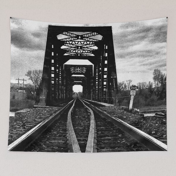 Item preview,   Panoramic,widescreen prints,canvas,wall posters,  Tapestries,Tapestry,throw blankets,comforters,duvet covers ,  train track,Railroad art,train wall art designed and sold by eyesight4vision.