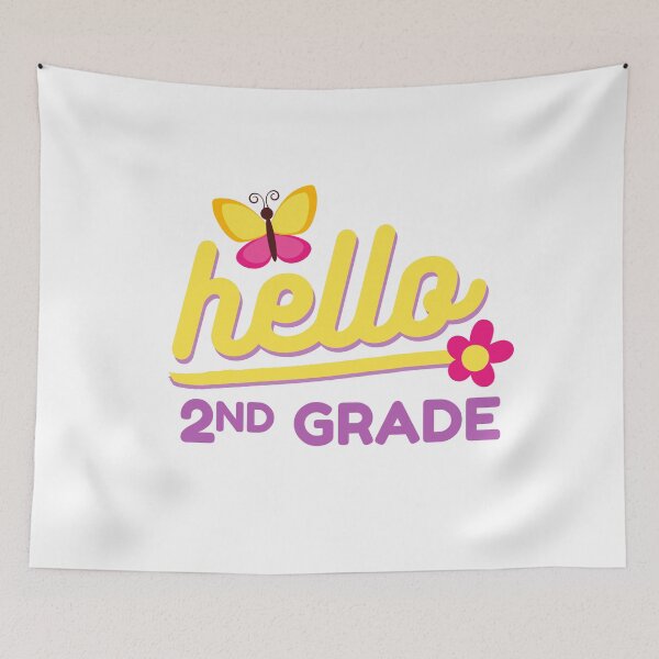 Item preview, Hello Second Grade Kids T-Shirt designed and sold by PopDragonfly.