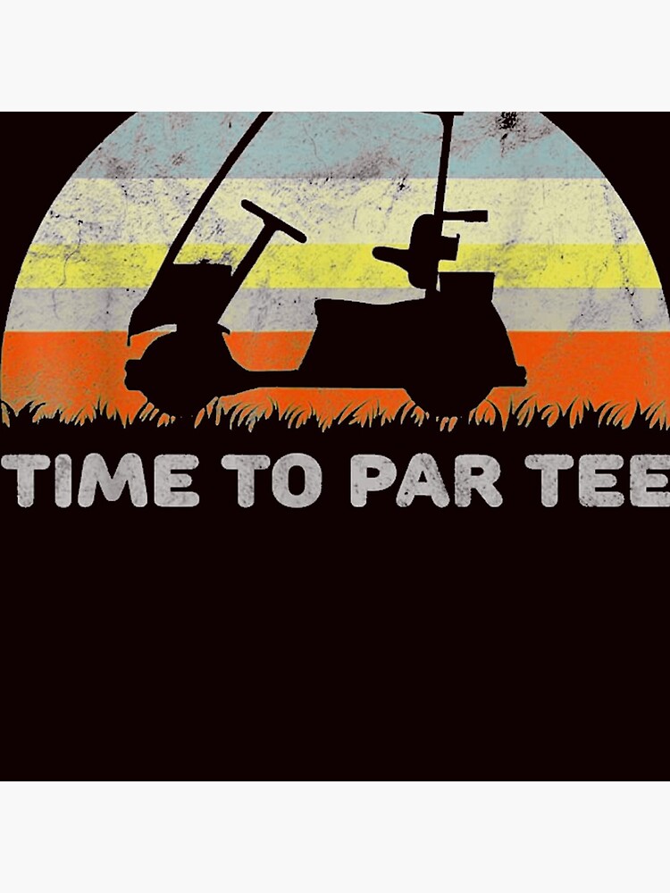 Thumbnail 4 of 4, Clock, Time To Par Tee designed and sold by nezymakeup.