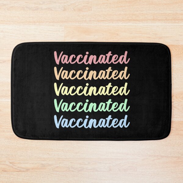 Item preview, Vaccinated Rainbow colors | Vaccinated against Covid designed and sold by Violet Treasures.