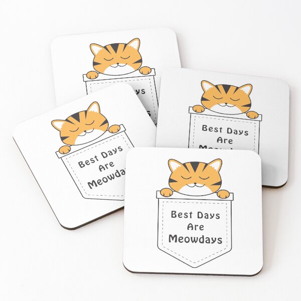 Item preview, Best Days are Meowdays in pocket designed and sold by Asa-design.