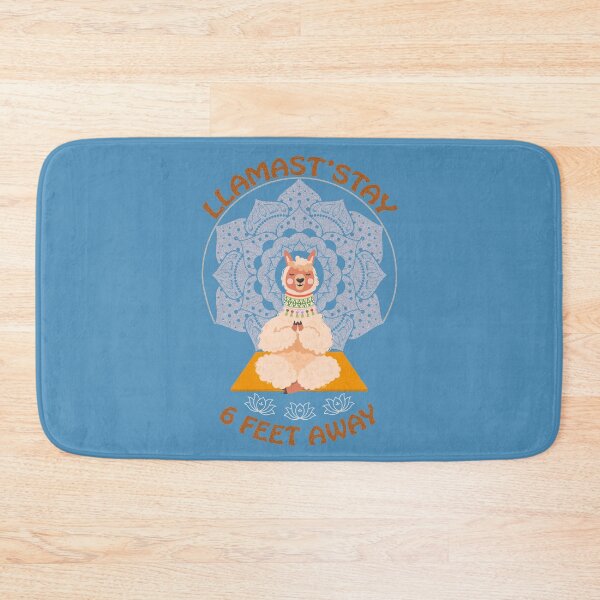 Item preview, Llamast'stay, Six Feet Away | Yoga design | Yoga Gift | Funny Meditating Llama Gift | Cute Yoga llama | Gift for Yogis and Yoga Instructors | Funny Cute llama| Meditation designed and sold by PetLovers-Trust.