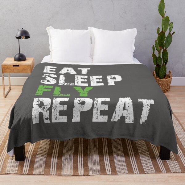 Item preview, Eat Sleep Fly Repeat Awesome Vintage Aviation Gift, Pilot Gift |  designed and sold by Boom-llqb.