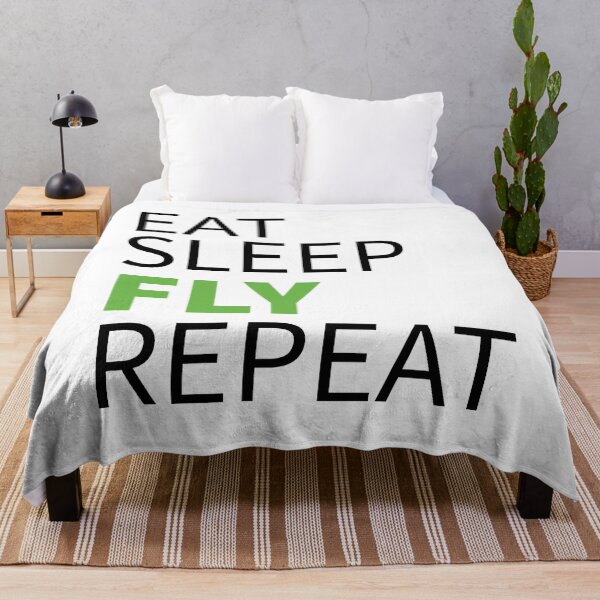Item preview, Eat Sleep Fly Repeat Awesome Vintage Aviation Gift, Pilot Gift designed and sold by Boom-llqb.