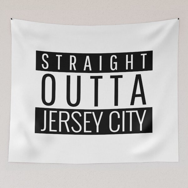 Item preview, Straight Outta Jersey City New Jersey  designed and sold by Teelogic.