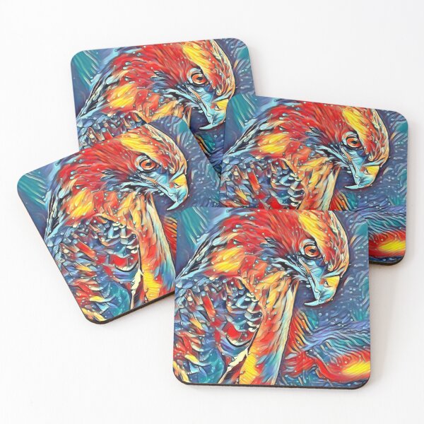 Item preview, Abstract Creative Colorful Eagle Art designed and sold by Zoo-Moo.