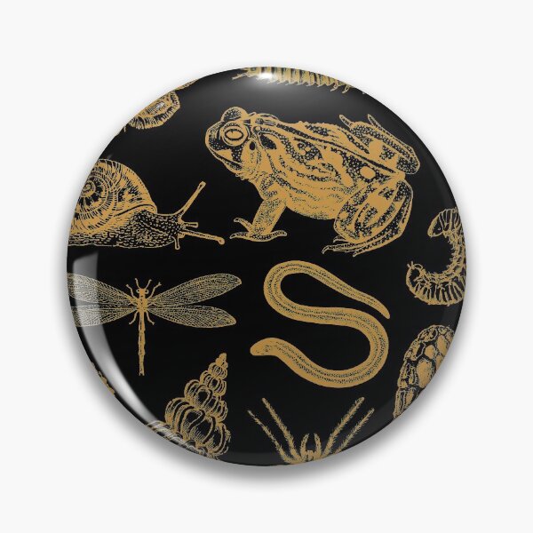 Item preview, Vintage Biology Collage: Frog, Mushroom, Snail, Moth Design for Insect Enthusiasts and Nature Lovers designed and sold by MinistryOfFrogs.