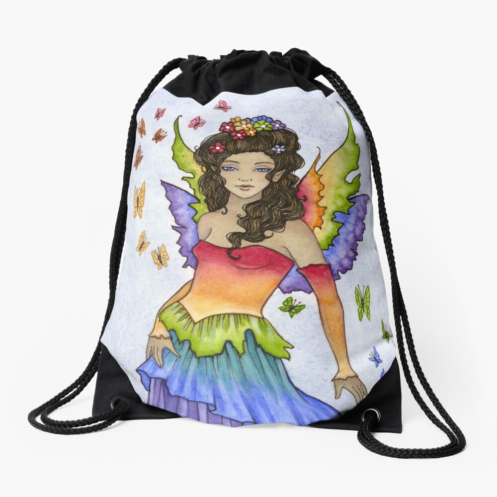 Flutter Drawstring Bag