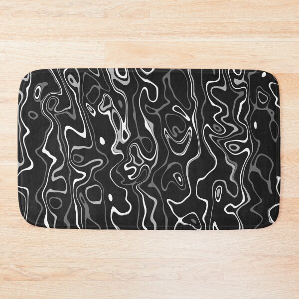 Item preview, Black and white damascus abstract cool retro pattern designed and sold by PLdesign.