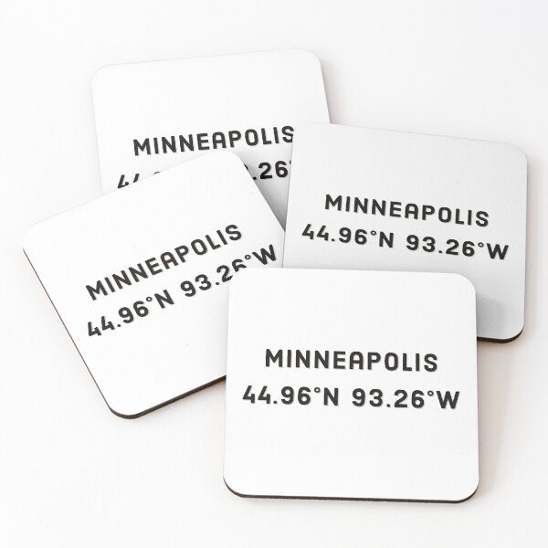Item preview, Minneapolis with Coordiantes designed and sold by Empower-Designs.