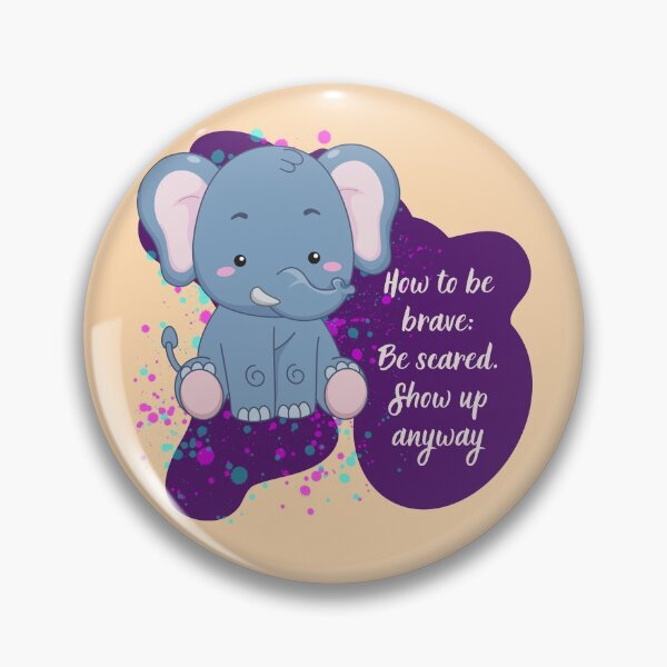 Item preview, Elephant Cartoon Be the best version of you designed and sold by Imakeyouhappy.