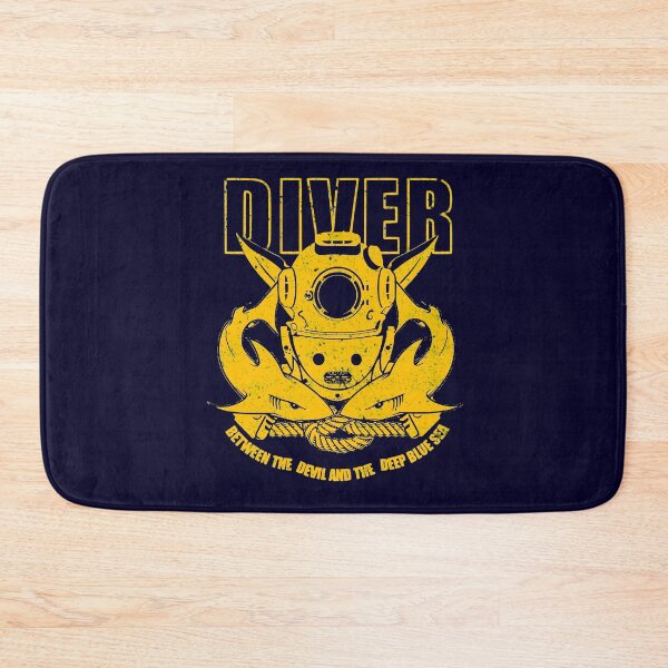 Item preview, Blue and Gold Diver (Distressed) designed and sold by StrongVlad.