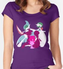 Ralts Kirlia Gardevoir Gallade Evolution Women's Fitted Scoop T-Shirt