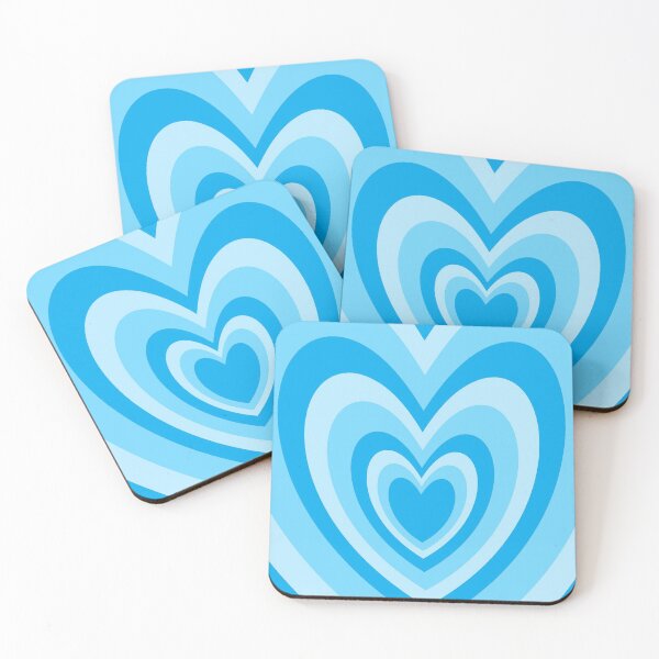 Item preview, Light Blue Hearts designed and sold by seascallop.