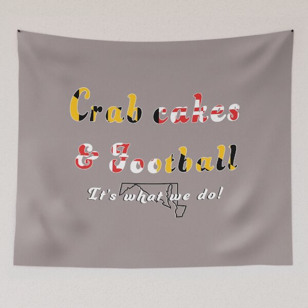 Item preview, Crab cakes and Football designed and sold by PiperDownTees.