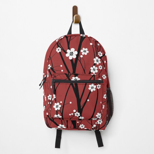 Item preview, Cherry Tree Seamless Pattern Red Background designed and sold by Jane Nichole.