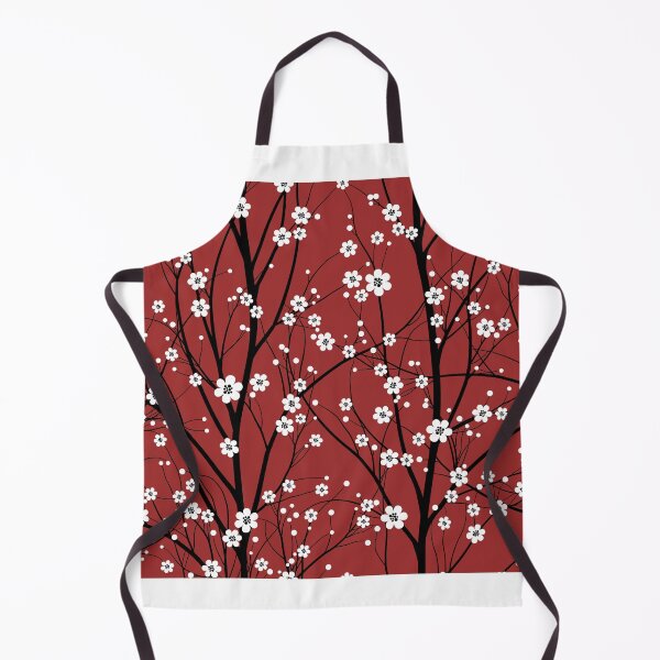Item preview, Cherry Tree Seamless Pattern Red Background designed and sold by Jane Nichole.