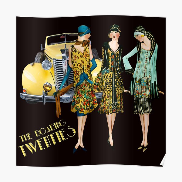 Roaring Twenties Vintage Car Poster By Joseech Redbubble 0029