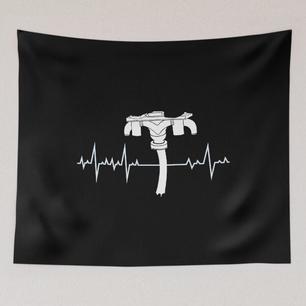 Item preview, Flyboard Flying Flyboarder Flyboarding Water Sport heartbeat designed and sold by CuteDesigns1.