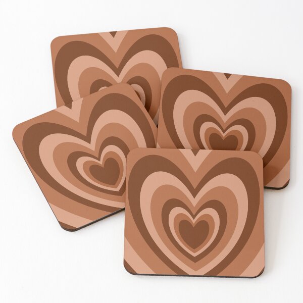 Item preview, Brown Hearts designed and sold by seascallop.