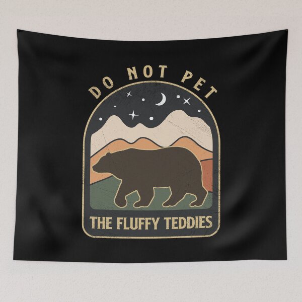 Item preview, Pet Bear Fluffy Teddies Wild Animal Outdoors Camping Camper Gift designed and sold by TheAplus.