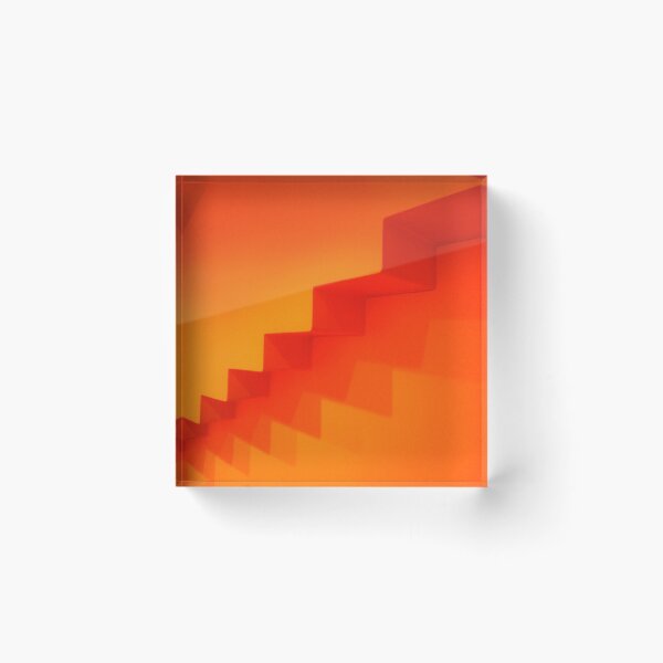 Artikelvorschau, Orangefarbene Treppe entworfen und verkauft von beanphoto.