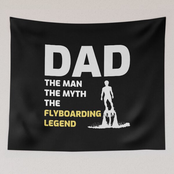 Item preview, Flyboard Flying flyboarder Dad Fathers day Papa designed and sold by CuteDesigns1.
