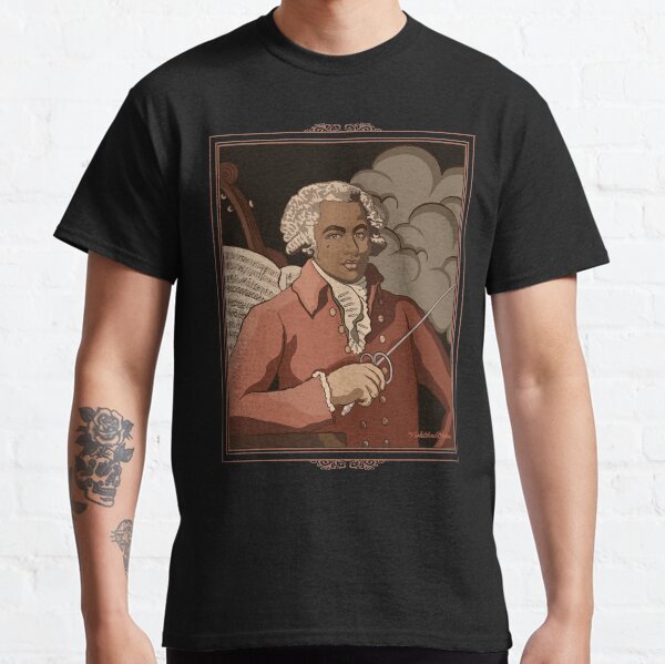 Joseph Bologne, Chevalier de Saint-Georges classical portrait Classic T-Shirt